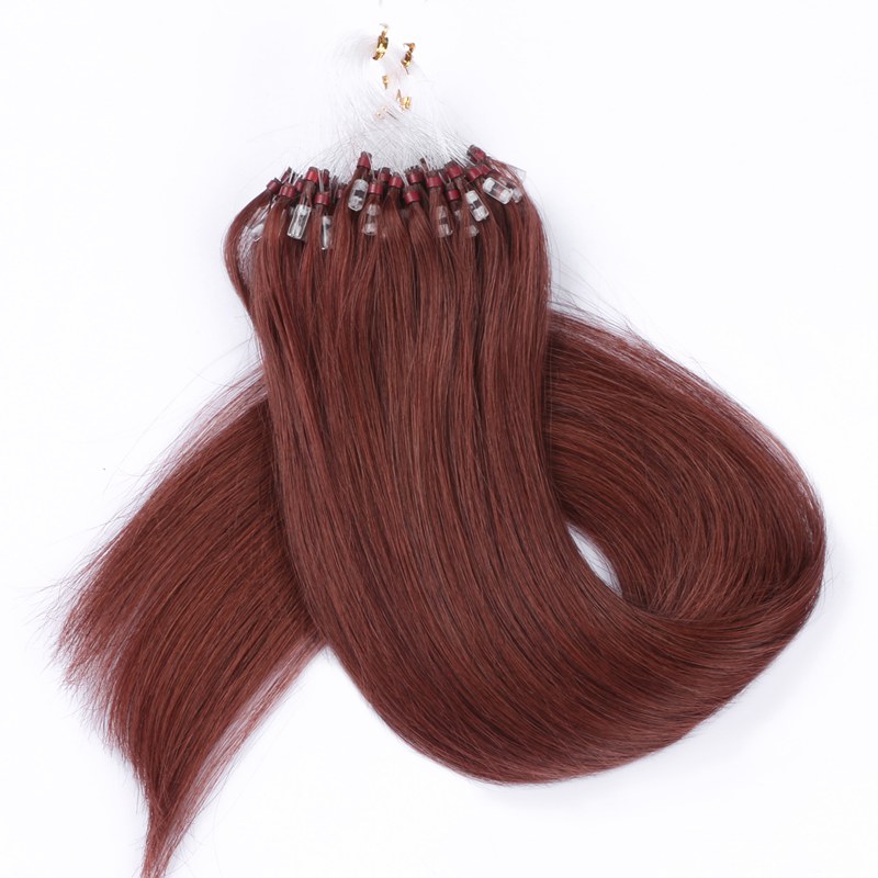 Factory Full Cuticle Aligned 100% Remy Human Extensions Micro Loop Ring Hair No Tangle No Shedding